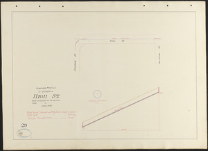 Plan and profile of sewer in High St.