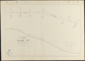 Plan and profile of sewer in Essex St.