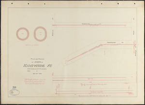 Plan and profile of sewer in Hampshire St.