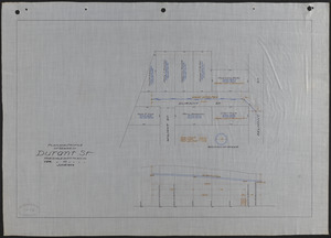 Plan and profile of sewer in Durant St.