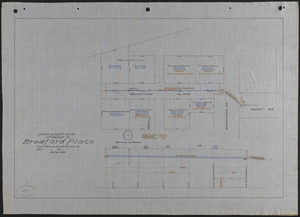 Plan and profile of sewer in Bradford Place