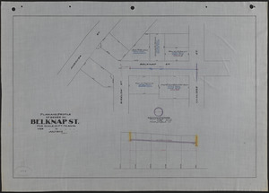 Plan and profile of sewer in Belknap St.