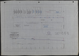 Plan and profile of sewer in Essex St.