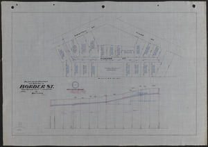 Plan and profile of sewer in Border St.