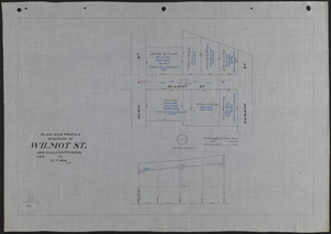 Plan and profile of sewer in Wilmot St.