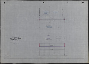 Plan and profile of sewer in Union St.