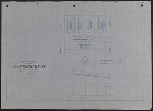 Plan and profile of sewer in Canterbury St.