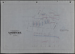 Plan and profile of sewer in Union St.