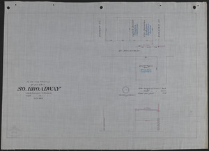 Plan and profile of sewer in So. Broadway