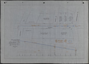 Plan and profile of sewer in Essex St.