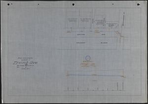 Plan and profile of sewer in Erving Ave.