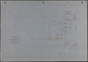 Plan and profile of sewer in Salem St.