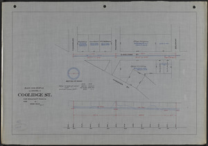 Plan and profile of sewer in Coolidge St.