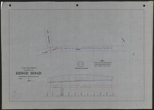 Plan and profile of sewer in Ridge Road