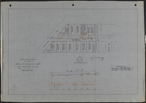 Plan and profile of sewer in Durham St.