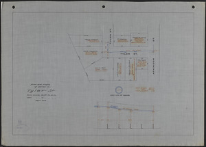 Plan and profile of sewer in Tyler St.