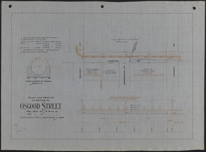 Plan and profile of sewer in Osgood Street