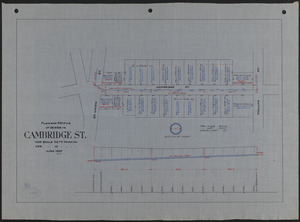 Plan and profile of sewer in Cambridge St.