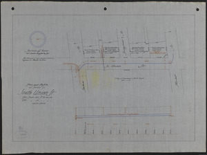 Plan and profile of sewer in South Union St.