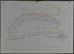 Plan and profile of sewer in Doyle St.