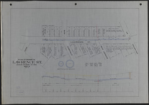 Plan of sewer in Lawrence St.