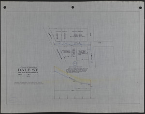 Plan of sewer in Dale St.