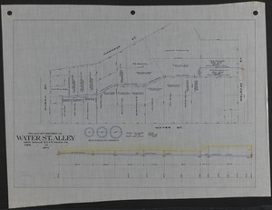 Plan of sewer in Water St. Alley