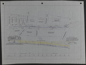 Plan of sewer in Ferry St.