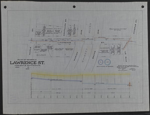 Plan of sewer in Lawrence St.