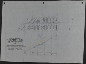 Plan of sewer in Nesmith St.