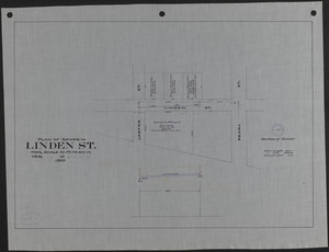 Plan of sewer in Linden St.