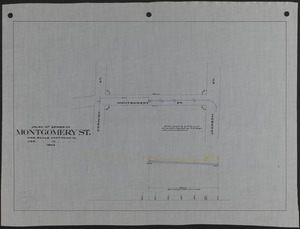 Plan of sewer in Montgomery St.