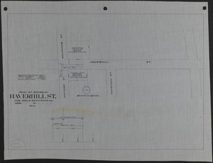 Plan of sewer in Haverhill St.