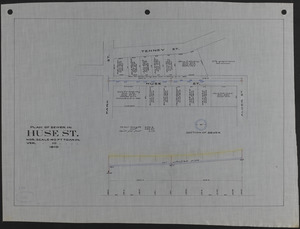 Plan of sewer in Huse St.