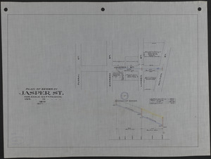 Plan of sewer in Jasper St.