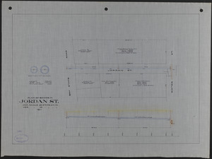 Plan of sewer in Jordan St.
