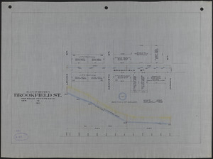 Plan of sewer in Brookfield St.