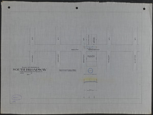 Plan of sewer in South Broadway