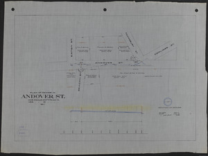 Plan of sewer in Andover St.