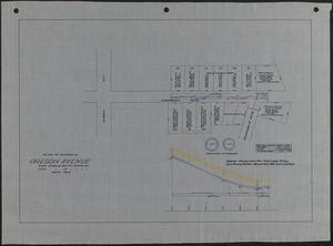 Plan of sewer in Oregon Avenue