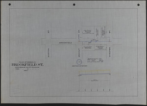 Plan of sewer in Brookfield St.