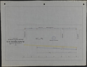 Plan of surface water sewer in South Broadway