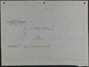 Clarence Terrace sewer plan