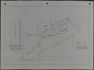 Plan of sewer in High St. and through land of Essex Company