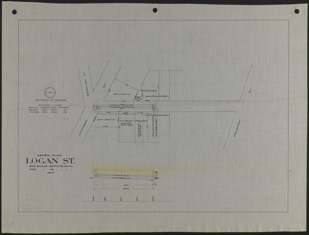 Logan St. sewer plan