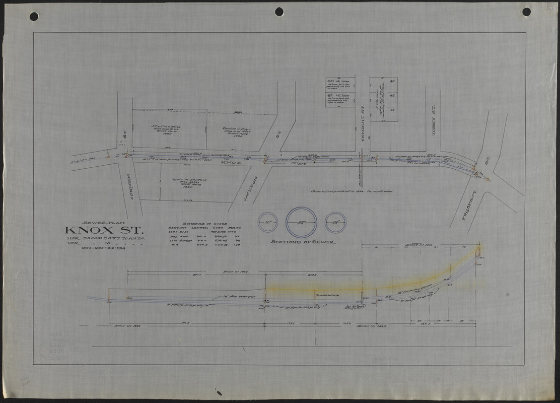 Knox St. sewer plan