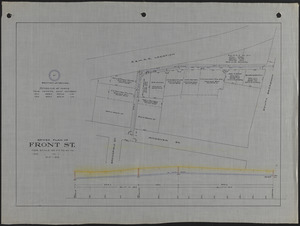 Sewer plan of Front St.