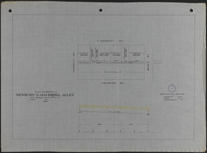 Plan of sewer in Newbury-E. Haverhill Alley