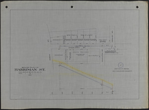 Sewer plan of Harriman St.