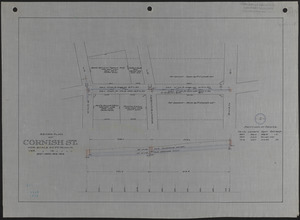 Sewer plan of Cornish St.